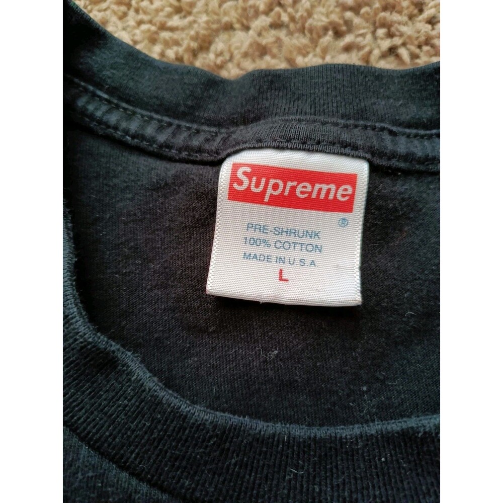 Supreme X Coding Dojo T-Shirt Men's Size Large Graphic Print Black Shirt - Picture 3 of 7